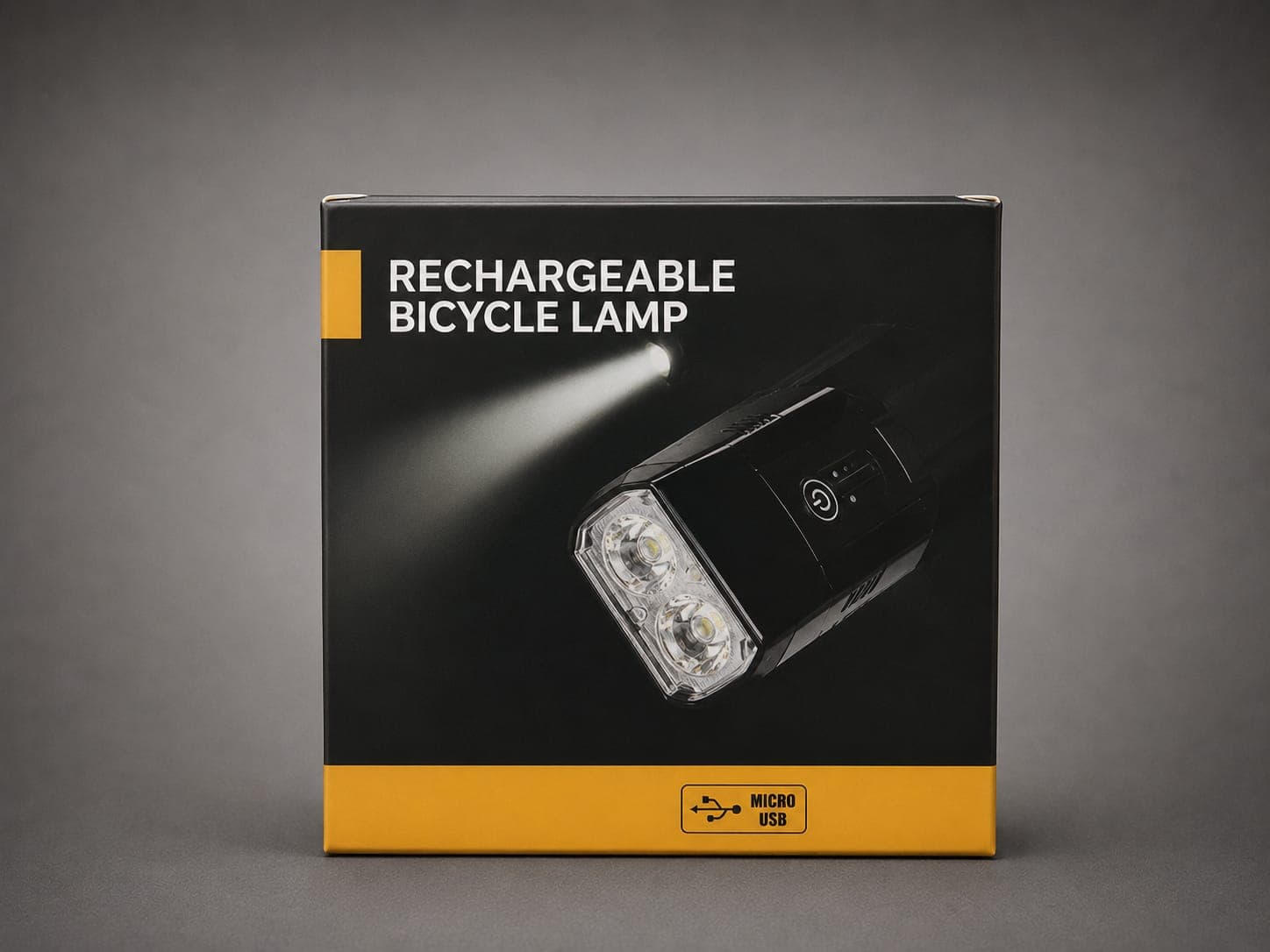 פנס LED נטען עם 2 נורות